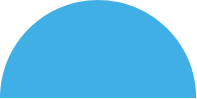 Blue half circle